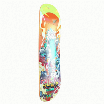 lenticular 3D skate deck serlua